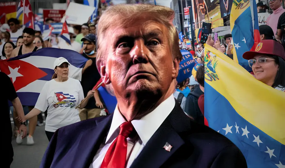 El plan de Donald Trump para eliminar el Parole Humanitario afectará directamente a ciudadanos de Venezuela, Haití, Nicaragua y Cuba. Foto: composición LR/BBC/France 24/El País El plan de Donald Trump para eliminar el Parole Humanitario afectará directamente a ciudadanos de Venezuela, Haití, Nicaragua y Cuba. Foto: composición LR/BBC/France 24/El País