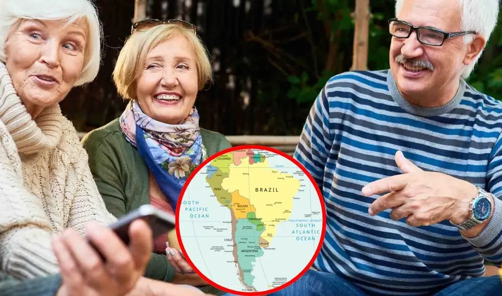 Los mejores país de Latinoamérica para emigrar siendo jubilado. Foto: composición LR Los mejores país de Latinoamérica para emigrar siendo jubilado. Foto: composición LR
