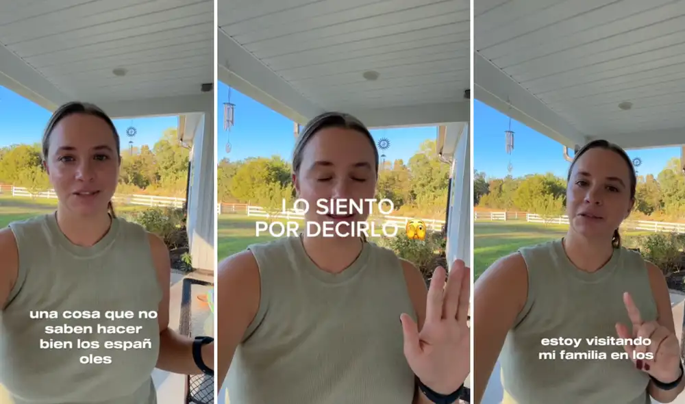 La estadounidense se volvió viral en TikTok y los usuario respondieron a su video. Foto: composición LR/captura de pantalla