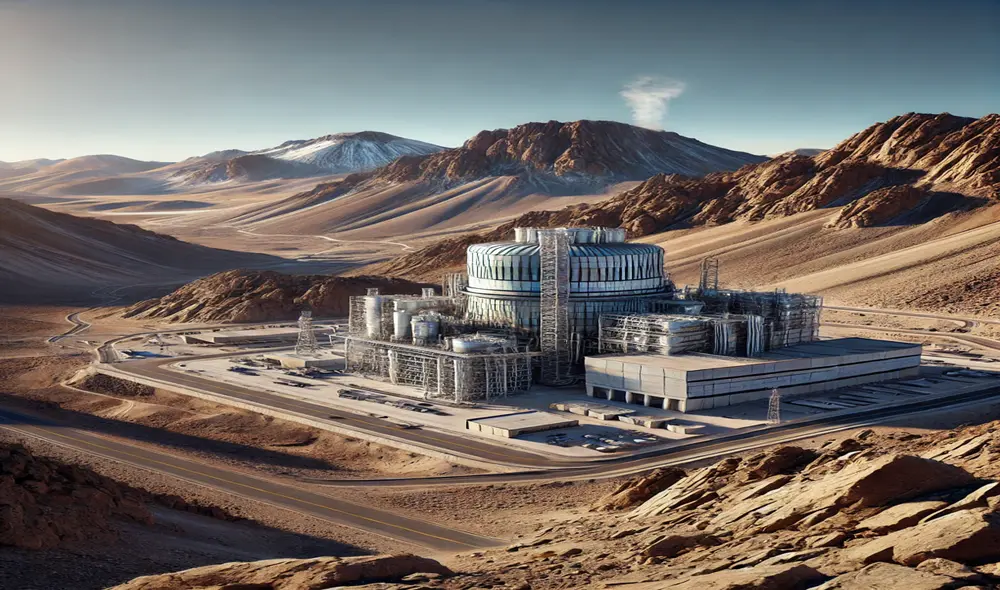 El RNI, denominado RB-01, se convertirá en el reactor más alto del mundo. Foto:  IA.