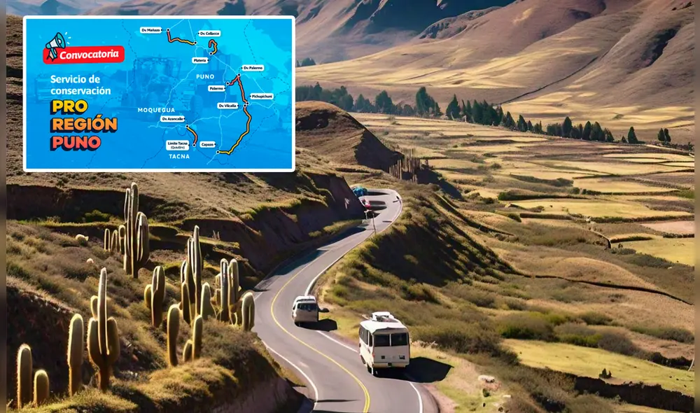 Puno tendrá una nueva carretera que lo conectará con Tacna. Foto. composición LR/Meta/difusión. Puno tendrá una nueva carretera que lo conectará con Tacna. Foto. composición LR/Meta/difusión.