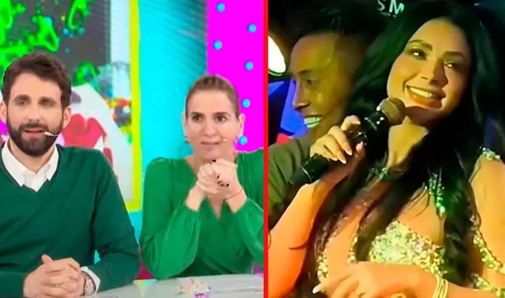 Gigi Mitre se burla de la oficialización entre Christian Cueva y Pamela Franco. Foto: YouTube/Willax