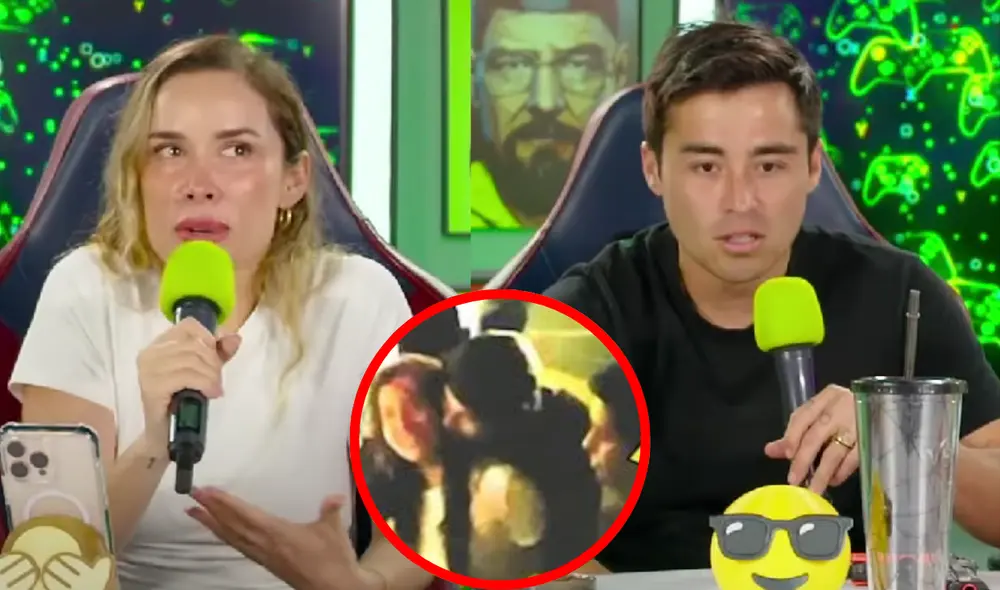 Rodrigo Cuba fue ampayado dos veces cuando estaba en un romance con Ale Venturo. Foto: Composición LR/Captura Youtube/Captura Willax TV