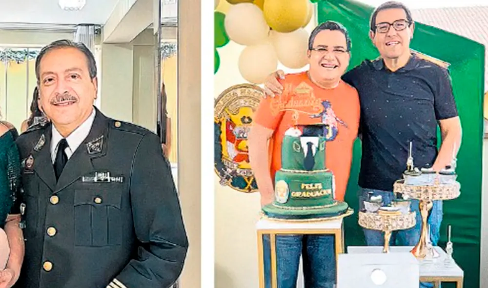 A la izquierda suegro de hombre de confianza de Santiváñez. Foto: composiciónLR/difusión