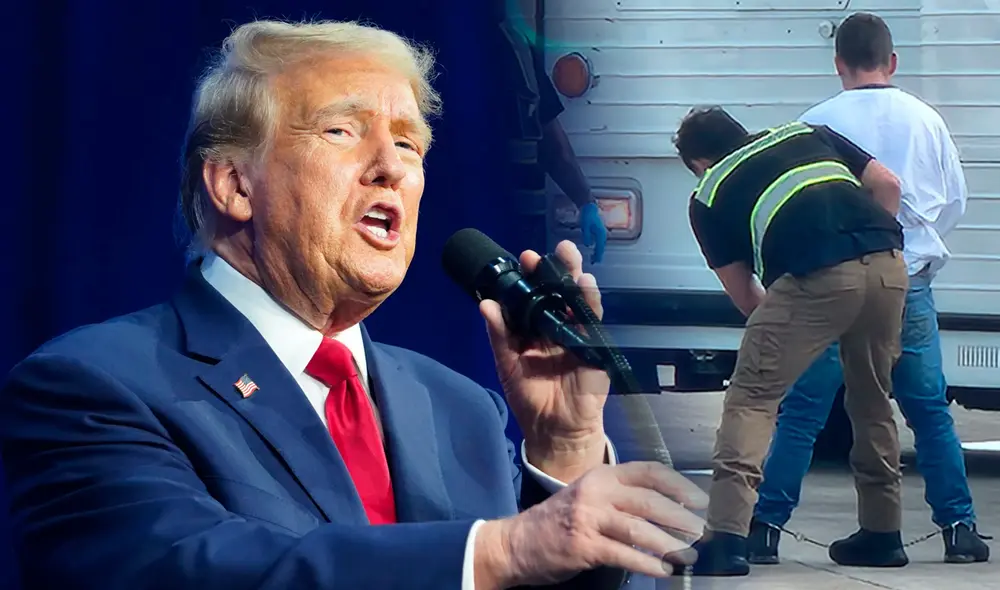 Estados Unidos endurecerá sus reglas migratorias en 2025 tras la llegada de Trump a la Casa Blanca. Foto: composición LR/AFP. Estados Unidos endurecerá sus reglas migratorias en 2025 tras la llegada de Trump a la Casa Blanca. Foto: composición LR/AFP.