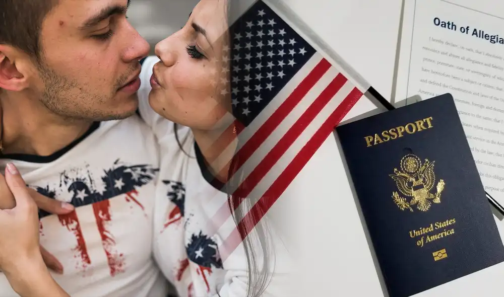 Para ser ciudadano americano, debes cumplir con una cantidad de años junto a una persona originaria del país norteamericano. Foto: Composición LR Para ser ciudadano americano, debes cumplir con una cantidad de años junto a una persona originaria del país norteamericano. Foto: Composición LR