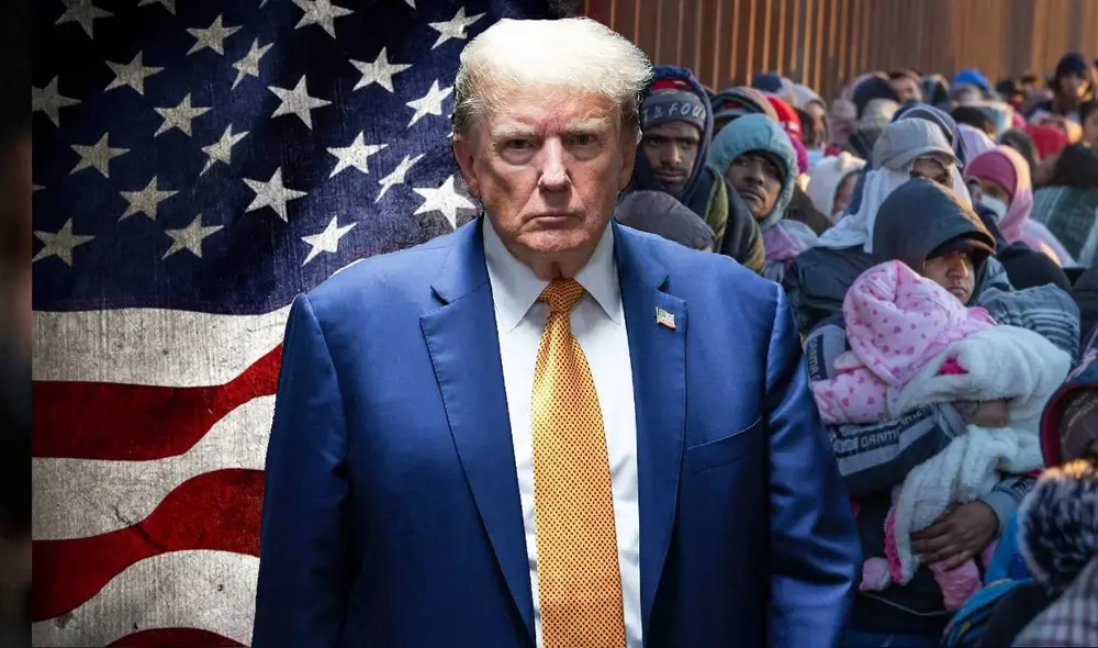Donald Trump promete hacer deportación masiva de inmigrantes. Foto: composición LR/ CNN Donald Trump promete hacer deportación masiva de inmigrantes. Foto: composición LR/ CNN
