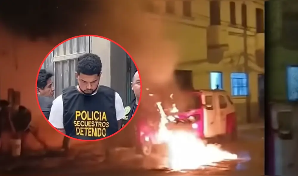 Criminales exigían el pago de cupos a gremios de mototaxistas en SJL. Foto: Captura Panamericana Televisión