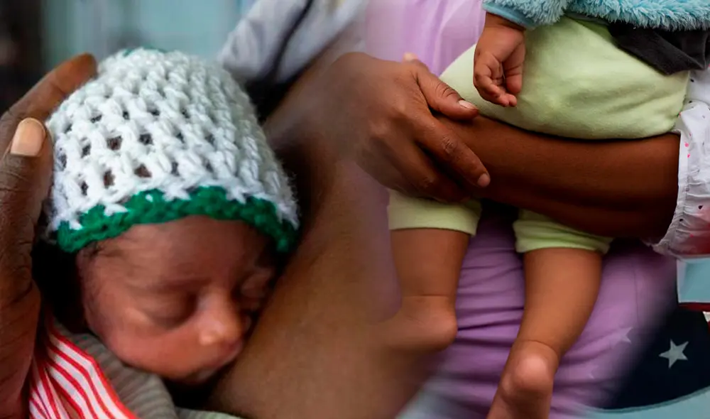 La tasa de mortalidad infantil en EE. UU. muestra desigualdades raciales alarmantes, con 10,9 muertes por cada 1.000 nacidos vivos en bebés afroamericanos, más del doble que en bebés blancos. Foto: composición LR/AFP.