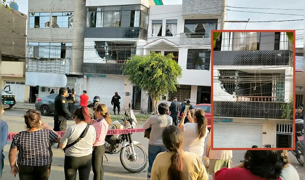 Trujillo. Apenas unos segundos duró la explosión que dejó a su paso destrucción en Santo Dominguito. Foto: composición LR/Yolanda Goicochea