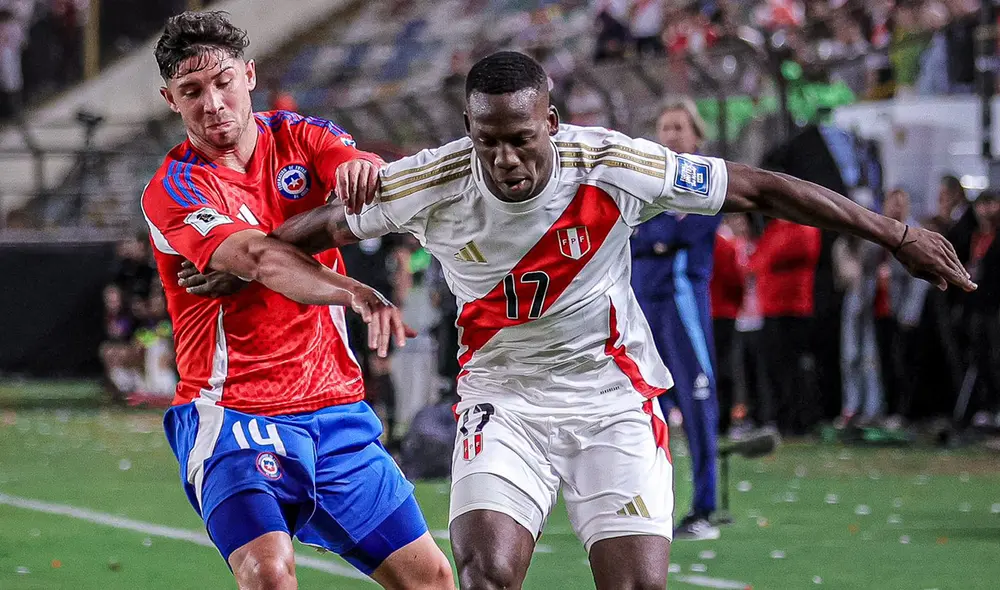 Perú y Chile solo han ganado un partido cada uno en estas eliminatorias. Foto: FPF
