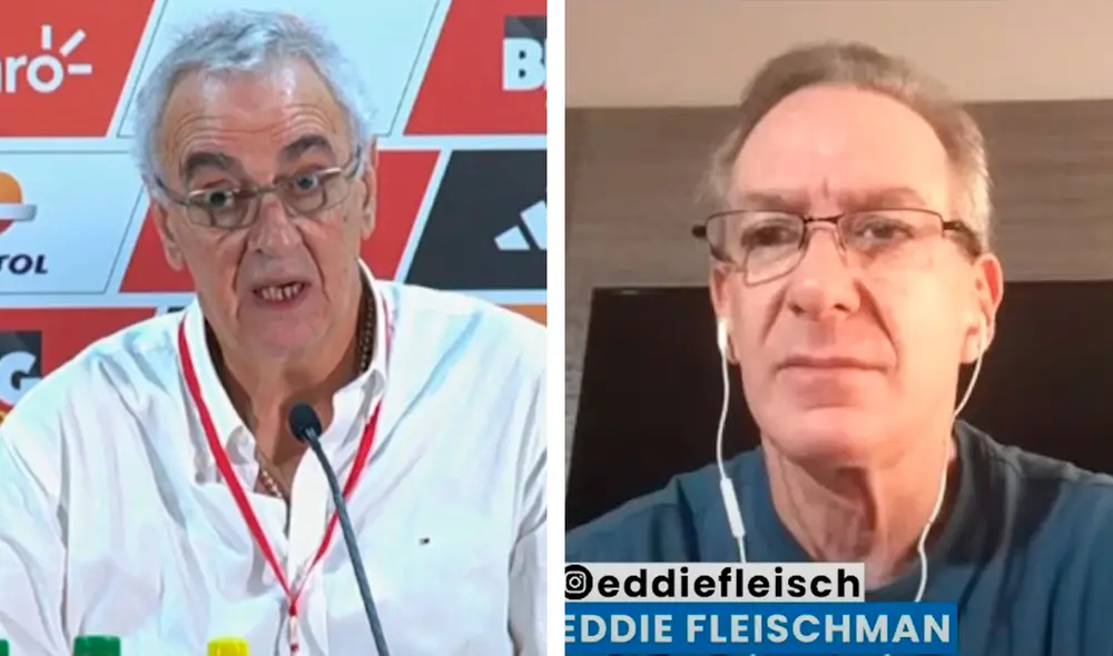 Eddie Fleischman volvió a referirse a la convocatoria de Jorge Fossati. Foto: composición LR/captura de Movistar Deportes/Full Deporte