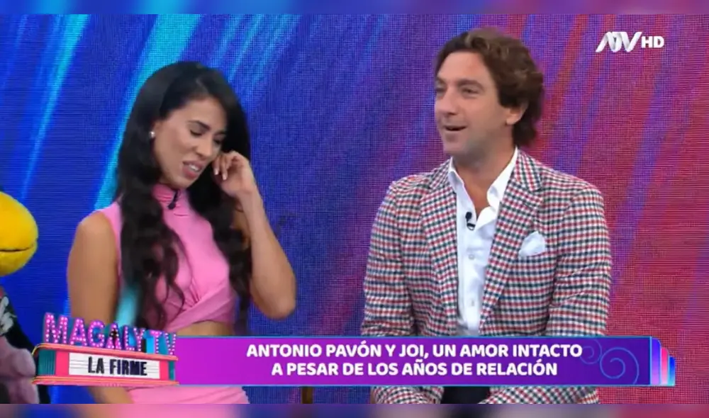 Antonio Pavón y su novia fueron entrevistados por Magaly Medina. Foto: ATV