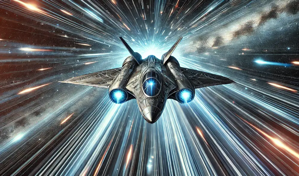 Baidi, un caza de nueva generación que apunta a llegar al espacio. Foto: IA