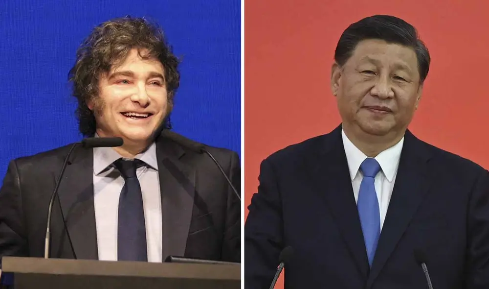 Además de Xi Jinping, Milei sostendrá reuniones con otros líderes mundiales, como Emmanuel Macron y Giorgia Meloni, en busca de fortalecer relaciones comerciales. Foto: composición LR/AFP