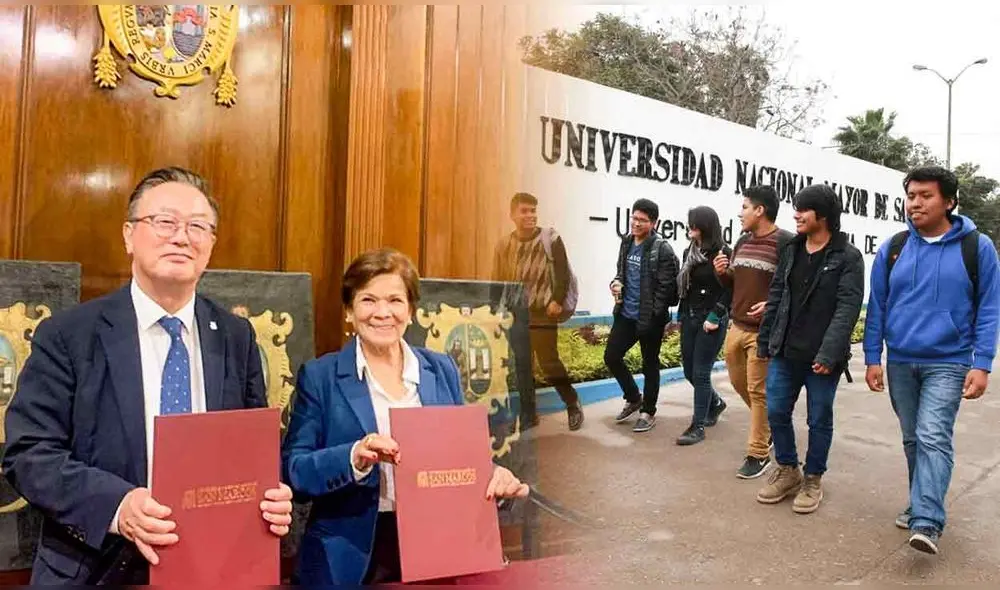 UNMSM y la universidad coreana crearán programas de idiomas que fomentan el intercambio cultural. Foto: composición LR/Andina