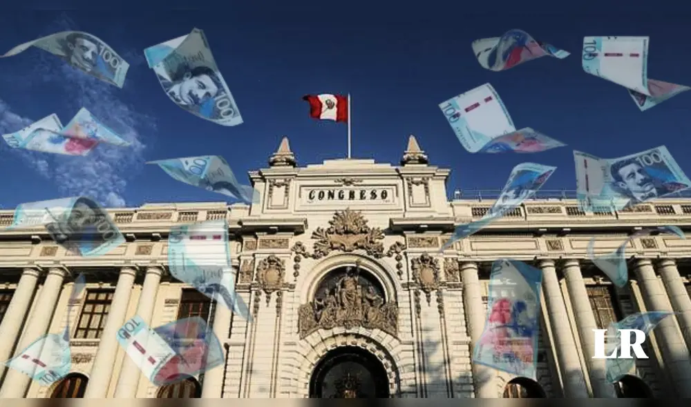 Congresistas recibirán S/46.700 en diciembre, incluyendo bono navideño de S/1.700 y gratificación. | Composición LR.