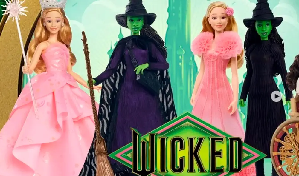 El error de impresión fue confirmado por la empresa, que buscaba dirigir a los consumidores a la página oficial de la película 'Wicked', programada para estrenarse en noviembre de 2024. Foto: composición LR/AFP.
