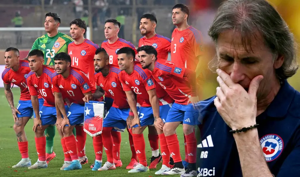 Ricardo Gareca no podría contar con una figura clave de Chile para la próxima fecha doble de las Eliminatorias 2026. Foto: composición LR/AFP Ricardo Gareca no podría contar con una figura clave de Chile para la próxima fecha doble de las Eliminatorias 2026. Foto: composición LR/AFP