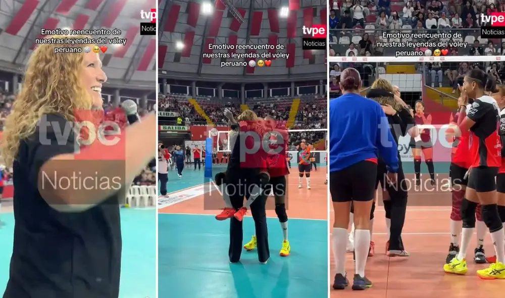 Gaby Pérez del Solar fue invitada al torneo que se juega en el Coliseo Dibós. Foto: composición LR/captura de TV Perú Noticias
