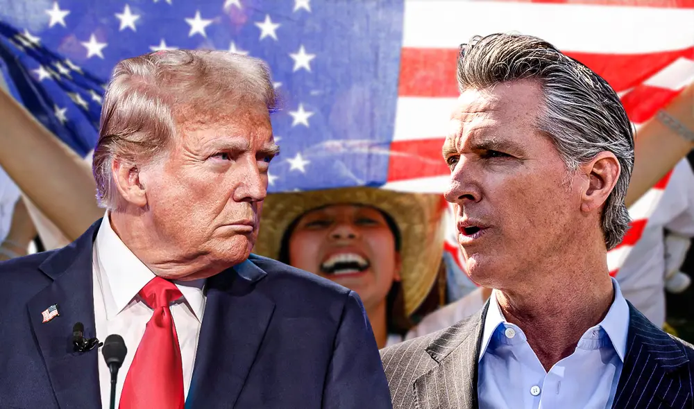Gavin Newsom busca defender las leyes de California tras triunfo de Trump. Foto: composición LR/difusión Gavin Newsom busca defender las leyes de California tras triunfo de Trump. Foto: composición LR/difusión
