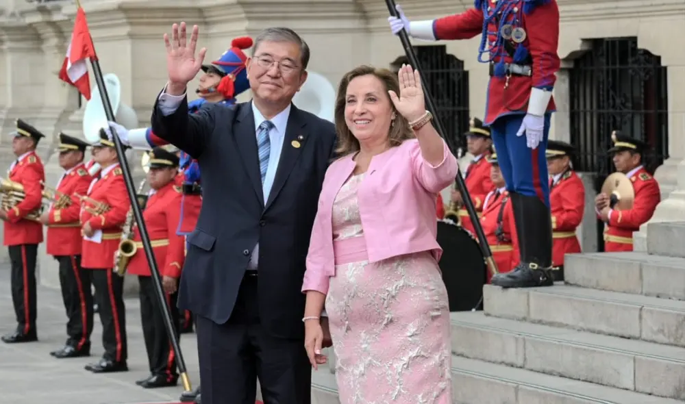 Tras el APEC, Dina Boluarte y el primer ministro de Japón sostuvieron una reunión bilateral en Palacio de Gobierno. Fotos: Miguel Vásquez/La República