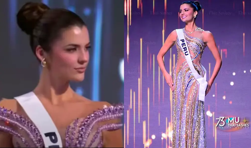 Tatiana Calmell no pudo clasificar al top5 del Miss Universo. Foto: Composición LR/Telemundo.