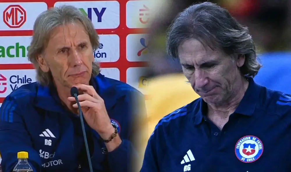 Desde que está al mando de la selección chilena, Ricardo Gareca no ha podido ganar en partidos oficiales. Foto: composición LR/captura/AFP
