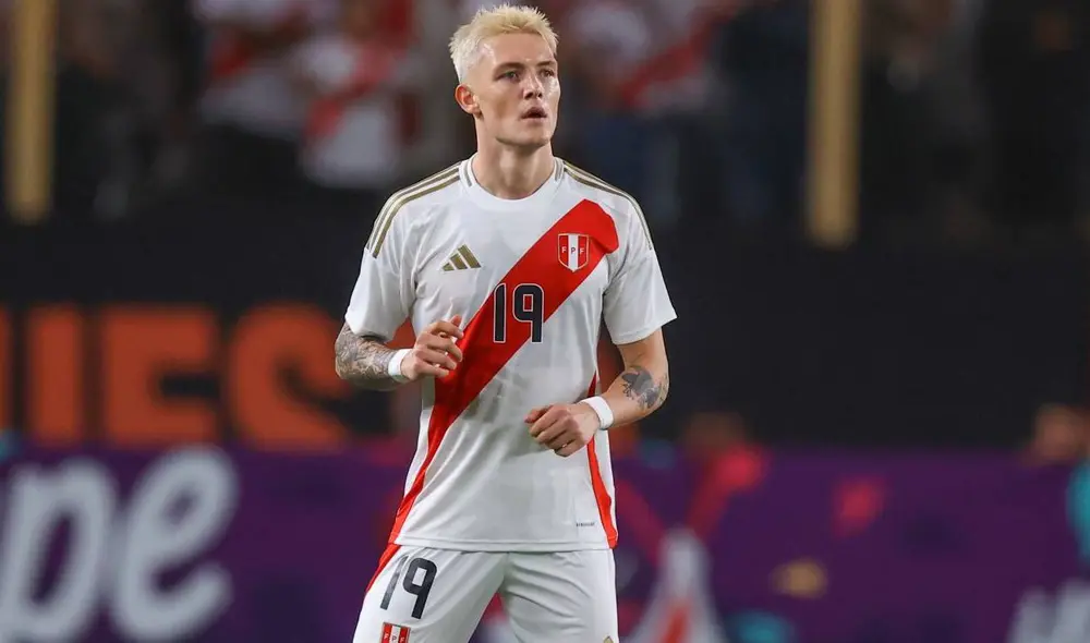 Oliver Sonne debutó en la selección peruana en las Eliminatorias 2026. Foto: difusión.