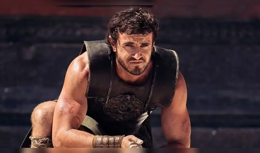 Gladiador 2. Escena con Paul Mescal.