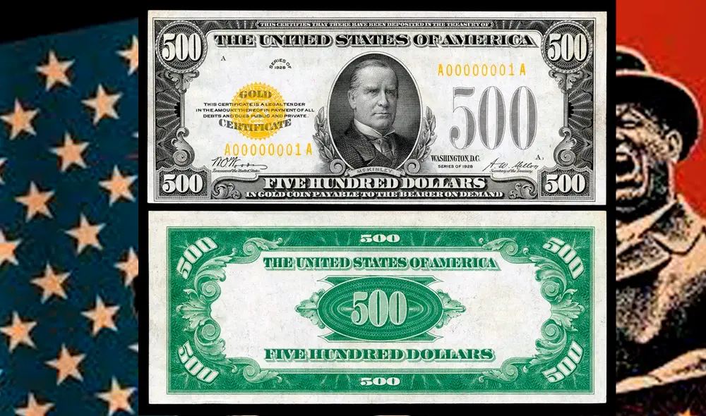 Así lucen los históricos billetes para su colección en USA | Composición Jazmine Ceras /Foto: La República/ AFP