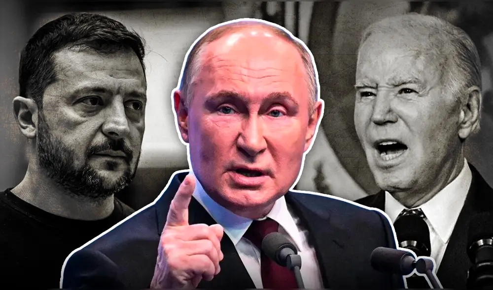 Rusia condena la decisión de Joe Biden de permitir que Ucrania use misiles estadounidenses de largo alcance contra objetivos militares dentro de su territorio. Foto: composición LR/AFP