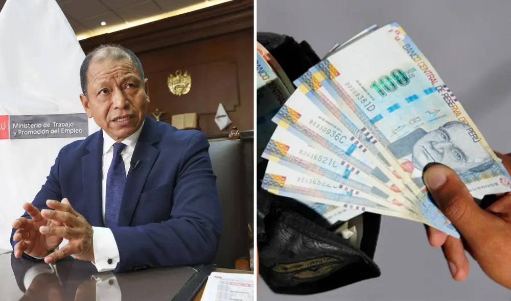 El actual sueldo mínimo está vigente desde el 1 de mayo de 2022 y aumentó de S/930 a S/1.025. Foto: Andina