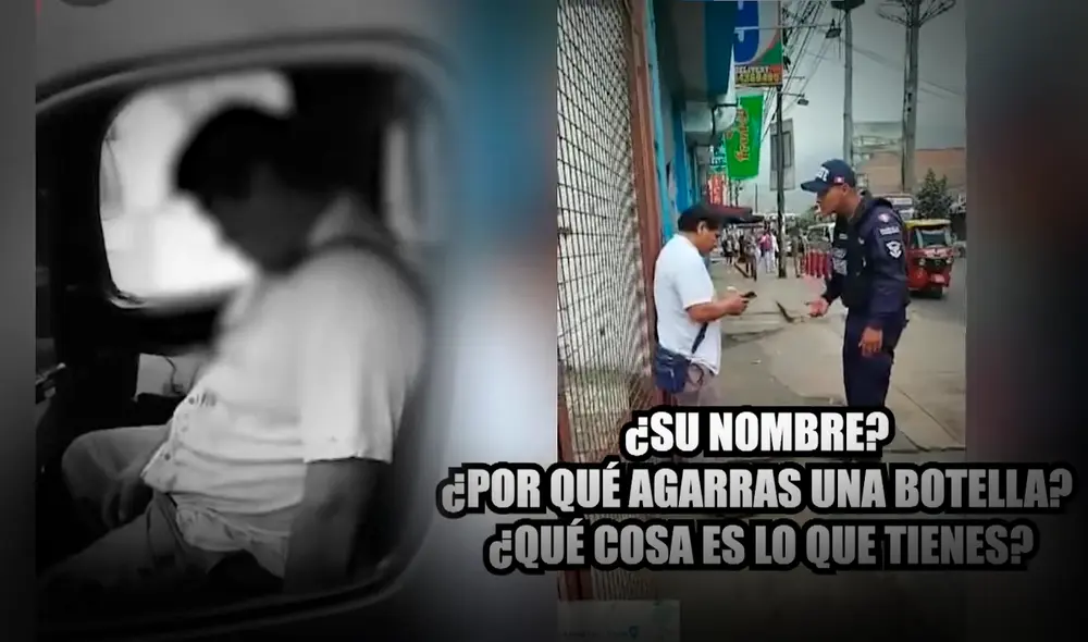 Hombre tenía una herida en la mano y estaba dentro de su vehículo. Foto: Captura Panamericana Hombre tenía una herida en la mano y estaba dentro de su vehículo. Foto: Captura Panamericana