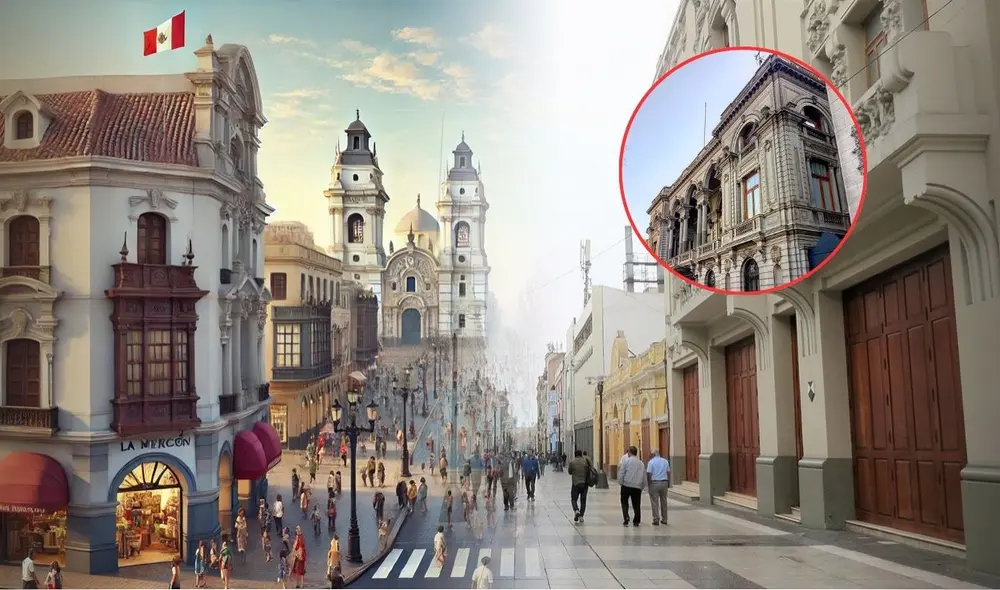 Esta es la calle más bonita de Lima Metropolitana, según la inteligencia artificial: fue nombrada la sexta vía más cara de Sudamérica. Foto: composición LR / ChatGPT / jpelsous / TridAdvisor