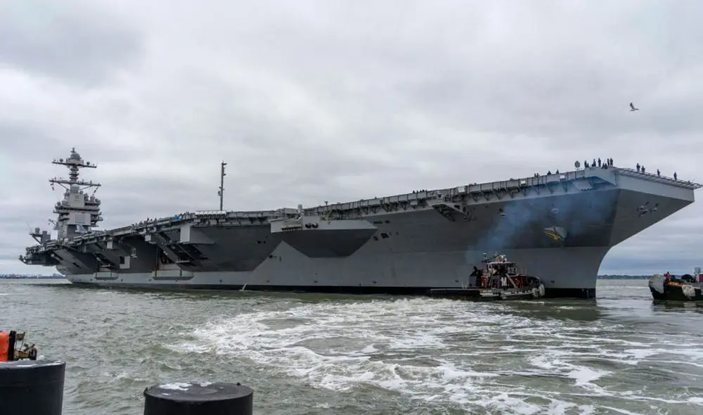 La tripulación del USS Gerald R. Ford ha sido entrenada para aprovechar al máximo las capacidades de este gigante del mar. Foto: El Confidencial