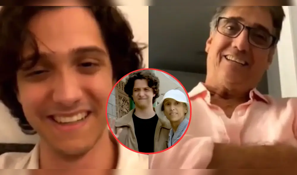 Padre e hijo se juntaron en un emotiva trasmisión por TikTok. Foto: Composición LR/ATV/TikTok