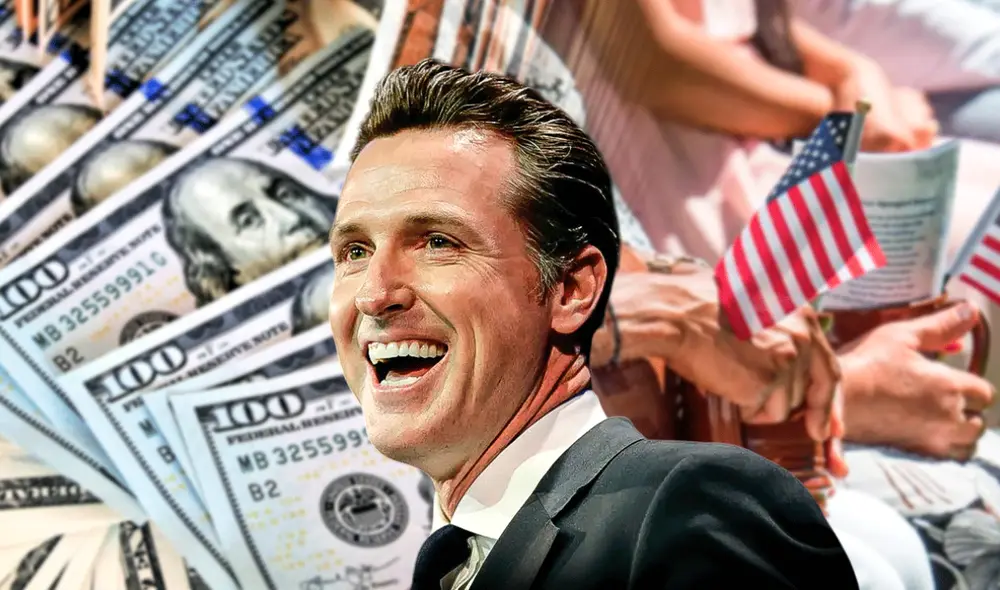 Este nuevo salario se está viviendo en el gobierno de Gavin Newsom, gobernador de California. Foto: composición LR/difusión Este nuevo salario se está viviendo en el gobierno de Gavin Newsom, gobernador de California. Foto: composición LR/difusión