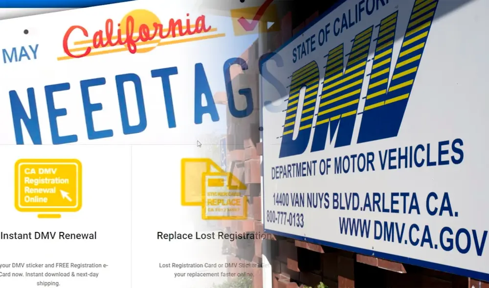 Se generó controversia en California por una página que cobraba tarifas haciéndose pasar por el DMV. Foto: Composición LR