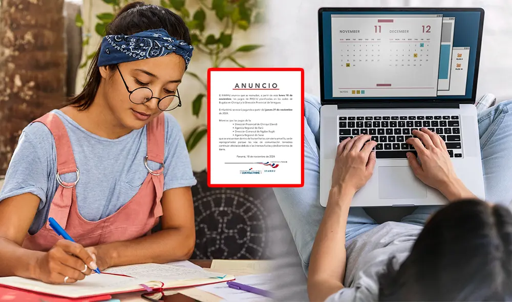 La reprogramación afectará a Chiriquí, pero el calendario de pago del PASE-U 2024 seguirá siendo el mismo en otras sedes. Foto: composición LR/Freepik/Ifarhu