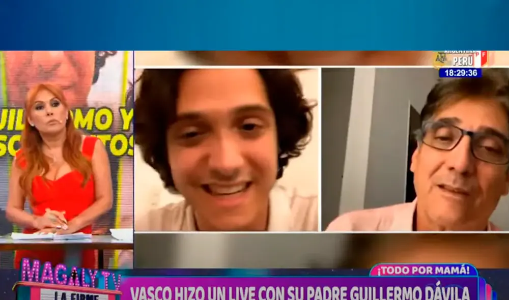 Magaly Medina tocó el tema de Vasco Madueño y su madre en su programa. Foto: ATV.