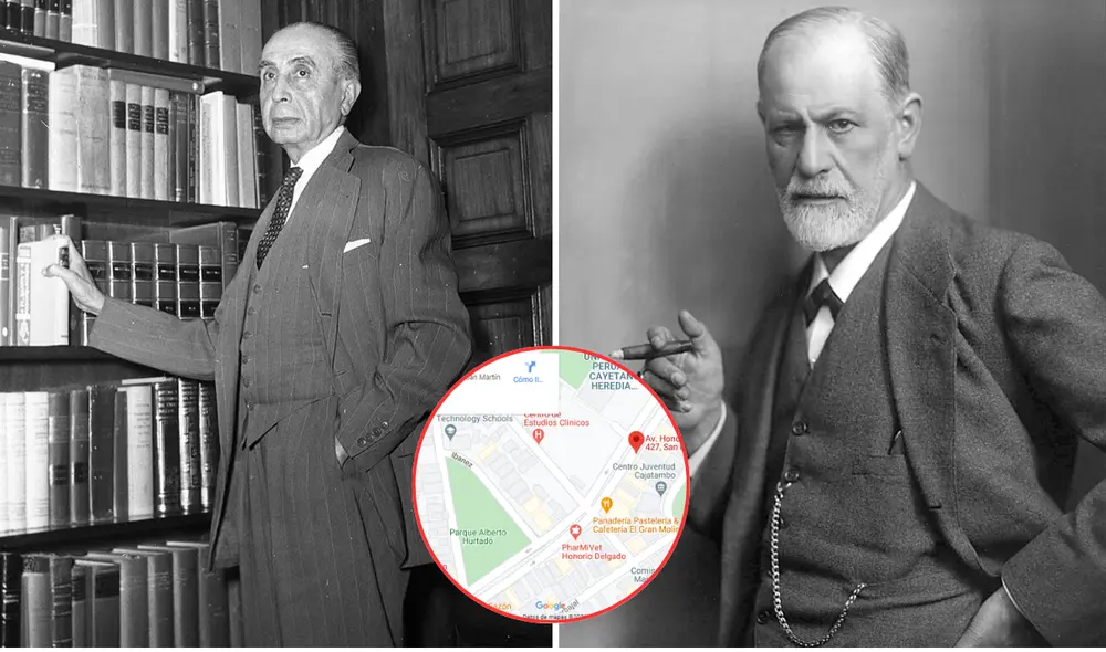 El reconocido psiquiatra peruano tuvo una amistad de muchos años con Sigmund Freud. Foto: composición LR/ Wikipedia/Diario Correo