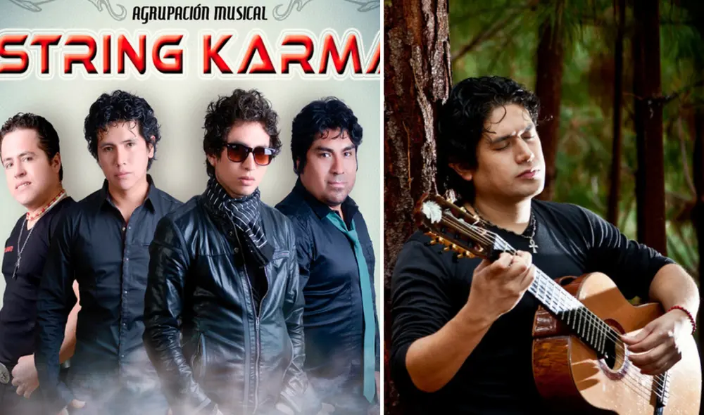String Karma es una conocida agrupación cajamarquina. Foto: Composicón LR/String Karma/Abel Velásquez/Instagram