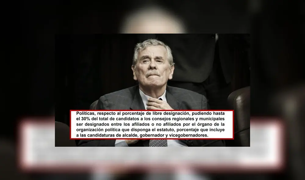 Fujimorista Fernando Rospigliosi presentó texto con nuevos artículos. (Foto composición: La República).