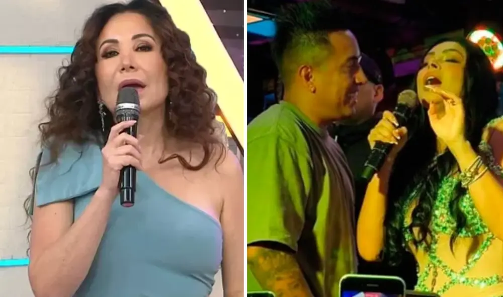 Pamela Franco y Christian Cueva oficializaron su romance el pasado 1 de noviembre. Foto: Composición LR/Captura América TV/difusión