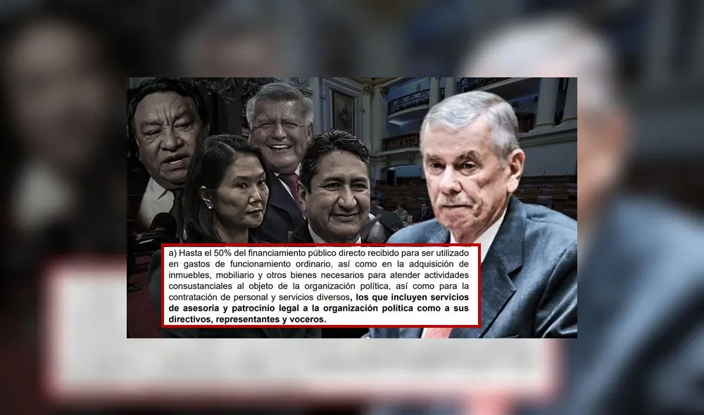 Dictamen impulsado por Rospigliosi permite pago de abogados a dueños de partidos con dinero público. (Foto composición: La República)