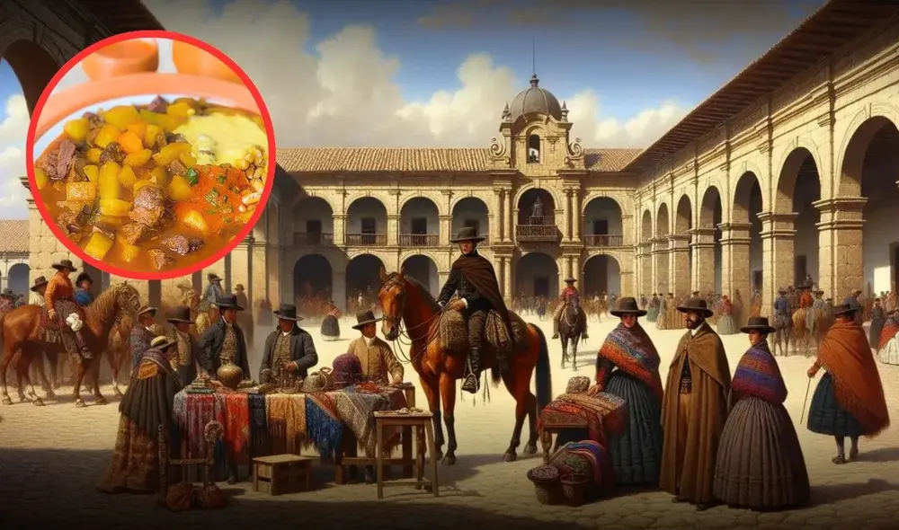 La gastronomía actual peruana es el resultado de la mezcla entre la cultura andina y la española. Foto: Composición LR / Google.