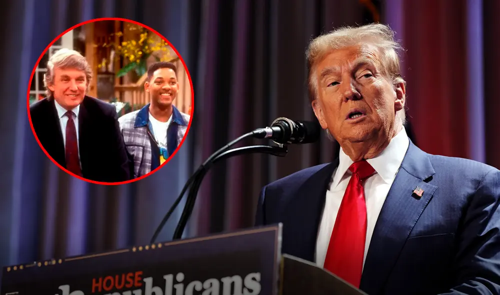 Donald Trump compartió una escena con Will Smith en la serie el Príncipe del Rap Donald Trump compartió una escena con Will Smith en la serie el Príncipe del Rap