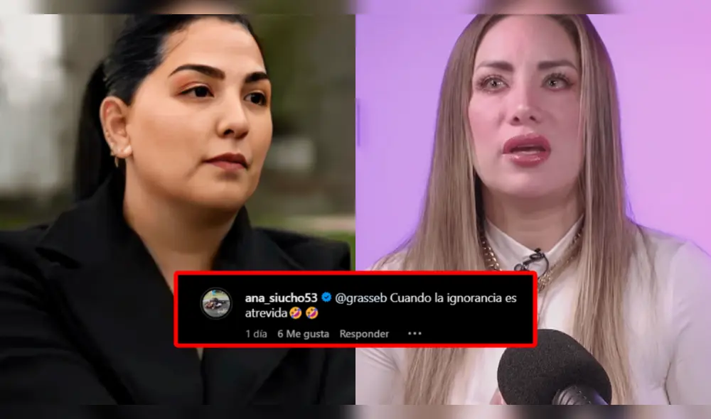 Ana Siucho respondió tajantemente a las críticas por su nuevo empleo. Foto: Composición LR/Willax/YouTube/Instagram Ana Siucho respondió tajantemente a las críticas por su nuevo empleo. Foto: Composición LR/Willax/YouTube/Instagram