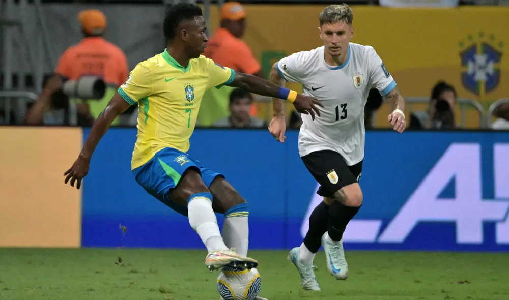 Brasil y Uruguay jugaron en el Arena Fonte Nova por la jornada 12 de las clasificatorias. Foto: AFP Brasil y Uruguay jugaron en el Arena Fonte Nova por la jornada 12 de las clasificatorias. Foto: AFP